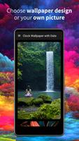 Clock Wallpaper with Date پوسٹر