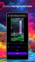 Clock Wallpaper with Date اسکرین شاٹ 1