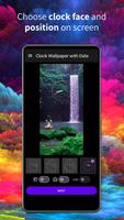 Clock Wallpaper with Date اسکرین شاٹ 2