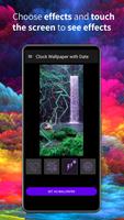 Clock Wallpaper with Date اسکرین شاٹ 3