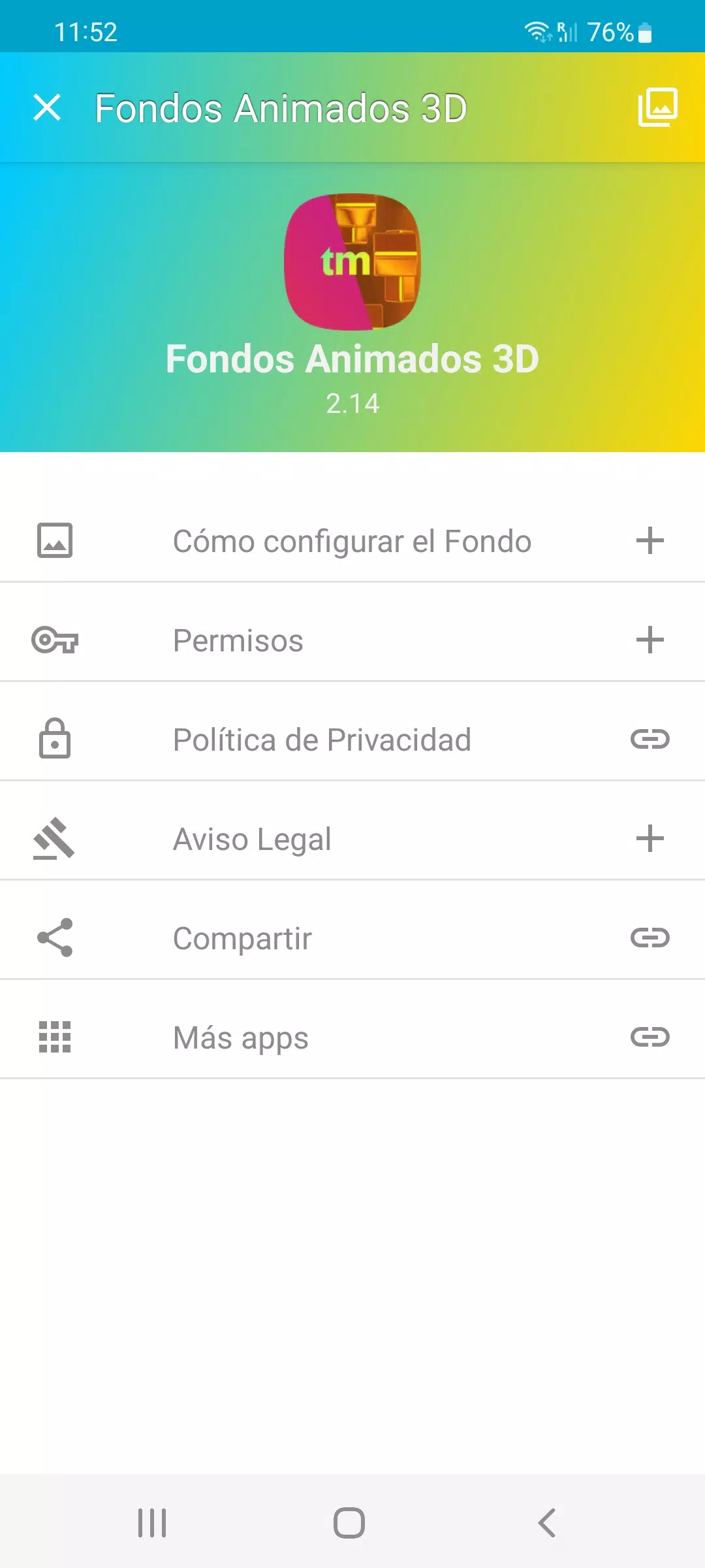 Descarga de APK de Fondos Animados 3D para Android Descarga de APK de Fondos Animados 3D para Android