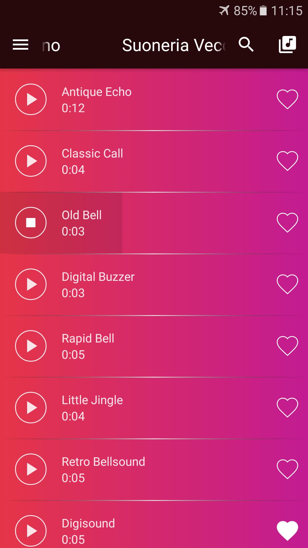 SCARICA SUONERIA VECCHIO TELEFONO GRATIS