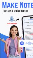 Voice Notepad - One Note App پوسٹر