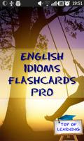English Popular Idioms Cards Affiche