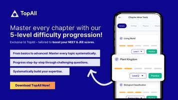 TopAll: NEET & JEE Prep App الملصق