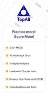 TopAll: NEET & JEE Prep App تصوير الشاشة 1