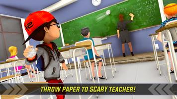 Scare Prankster Teacher Game پوسٹر