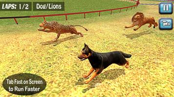 狗游戏2020：野生动物赛车游戏 截图 2