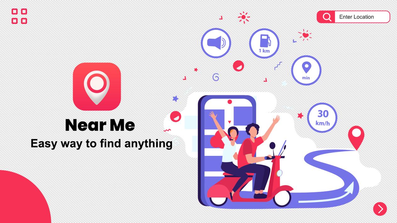 Near Me - Find Places Around Me - Coupons &amp; Deals pour Android - Téléchargez l&#039;APK