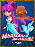 Mermaid Adventure for kids 3D poster