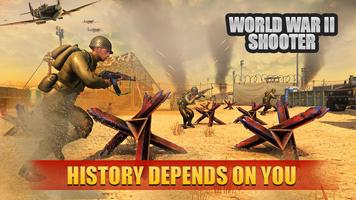 WW2 War Mission schiet spellen-poster