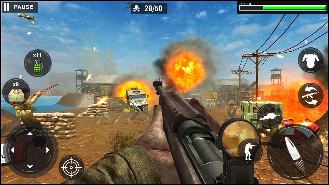 Зов Из Снайперская Пошлины: Ww2 Игры: Оффлайн Игры Для Андроид.