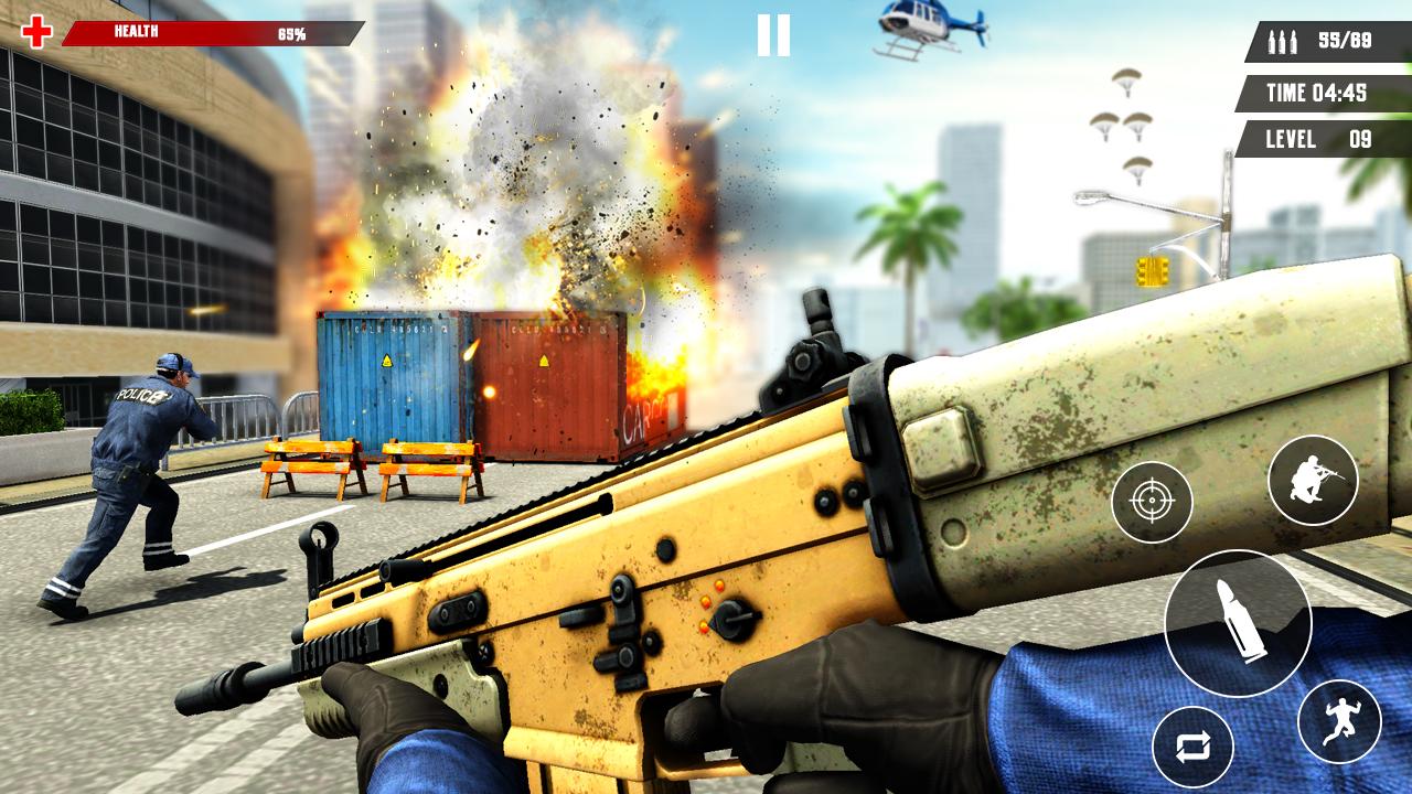 لعبة إطلاق النار للشرطة العربية ألعاب الحربff For Android Apk Download