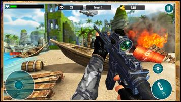 Commando Strike: 커맨더 게임 저격수 총 포스터