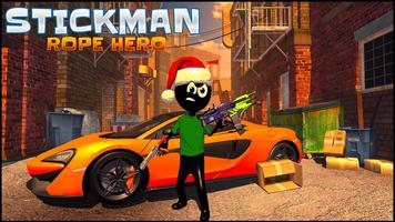 shooter de herói de corda: jogo de gangster Cartaz