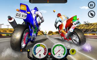 自行车游戏：驾驶游戏 - 摩托车赛车游戏 海报