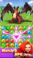 Puzzle and Conquer: Match 3 RPG - Dragon War โปสเตอร์