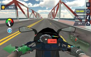 برنامه‌نما Bike Game Racing Traffic Rider عکس از صفحه