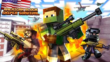 American Block Sniper Survival تصوير الشاشة 1
