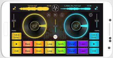 3D DJ Name Mixer 2021 - DJ Song Mixer App Offline capture d'écran 1