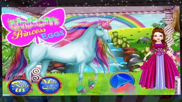 Unicorn Princess Surprise Egg Salon poster