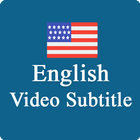 آیکون‌ Learn English with English Video Subtitle