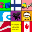 Riddles Flags Emoji  Shadow - Multiple Quiz