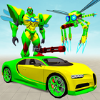 Flying Dragonfly Robot Car Transformation icon