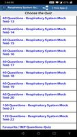 1 Schermata Respiratory System Quiz Questi