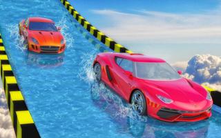 Water Slide Extreme Car Racing poster
