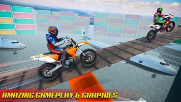 Moto Bike Stunts Racing - Impossible Stunts Ekran Görüntüsü 2