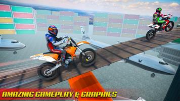 Moto Bike Stunts Racing - Impossible Stunts スクリーンショット 2