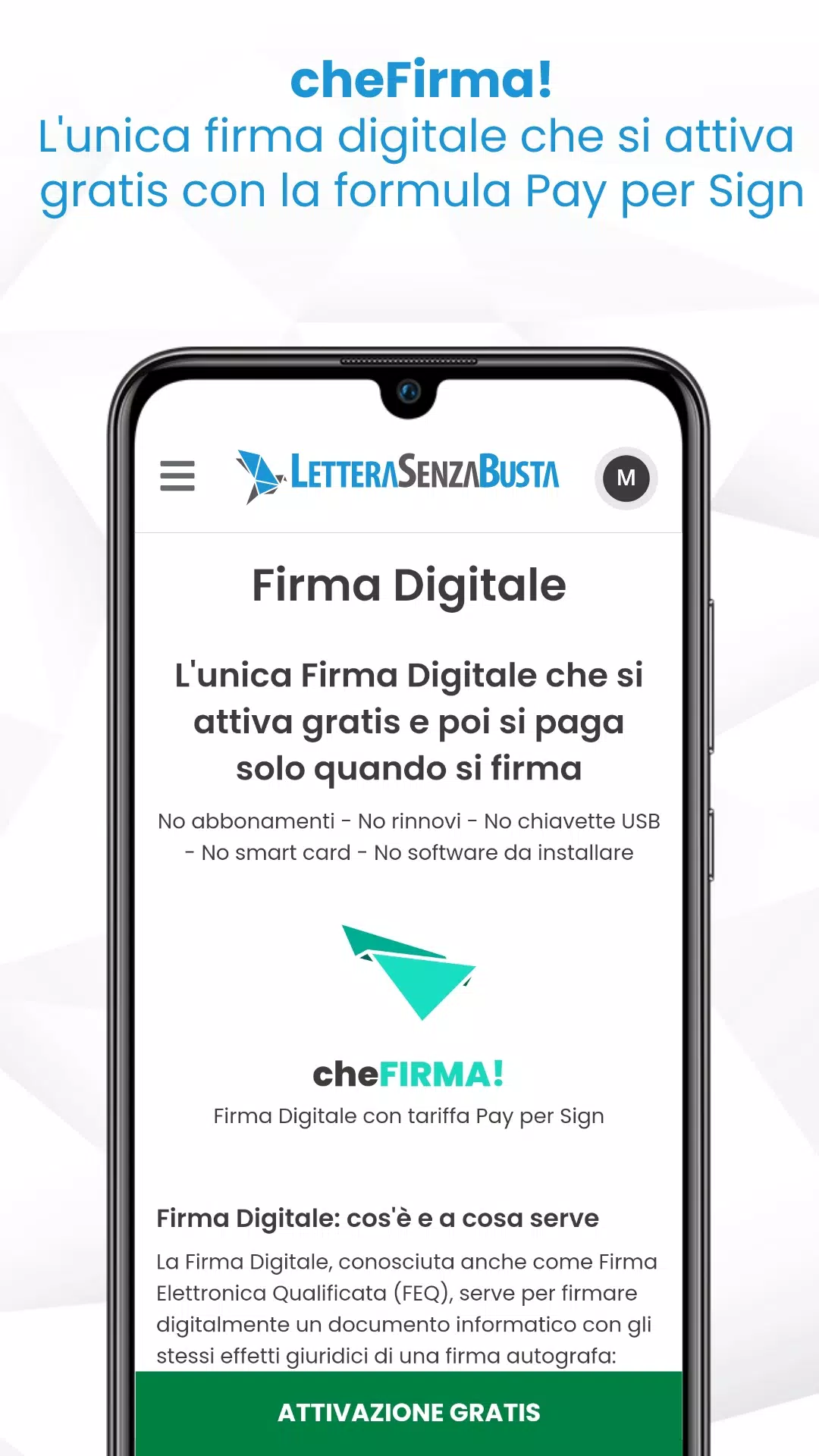 Cos è lettera senza busta