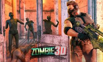 Zombies shooting games poster