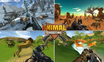 FPS Animal Shooting - Jungle Wild Animal Simulator poster