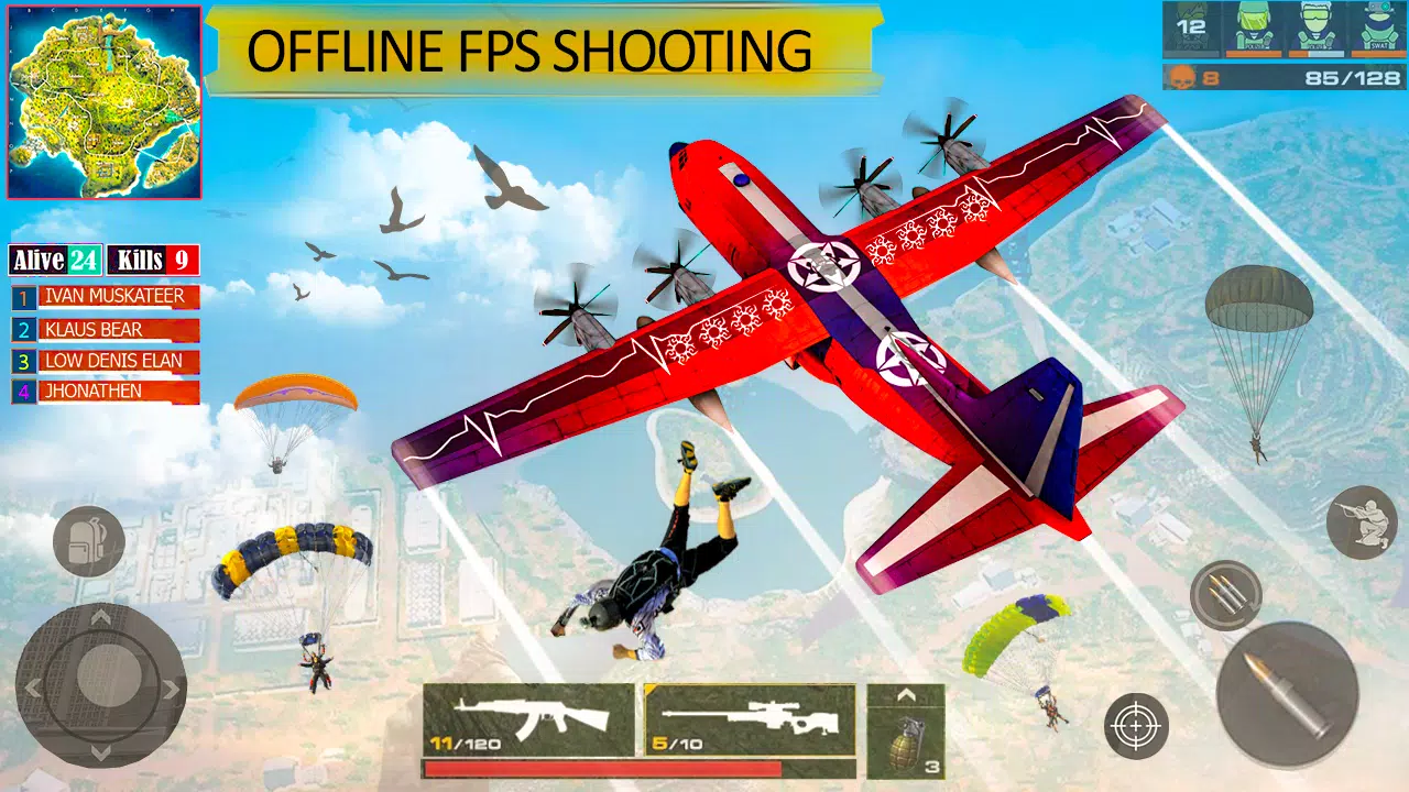 Top 3 Offline Games Like PUBG/ Freefire Under 50Mb, Pubg Jaisa Game Offline,  Free Fire Jaisa Game 