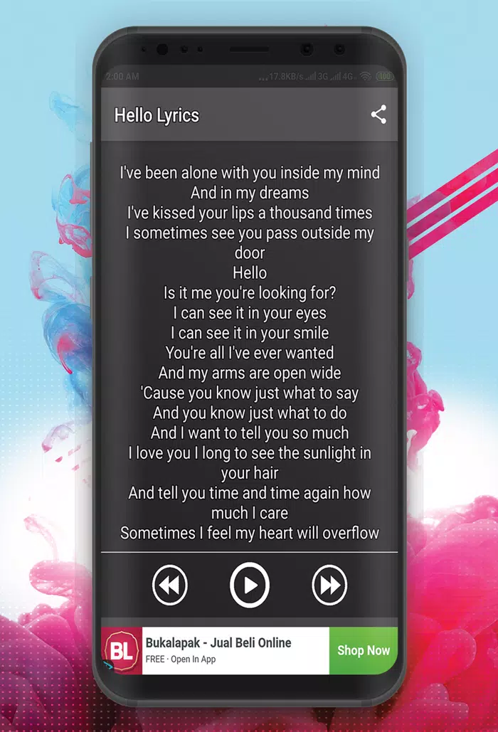 Lionel Richie - Hello Lyrics Mp3 APK for Android Download