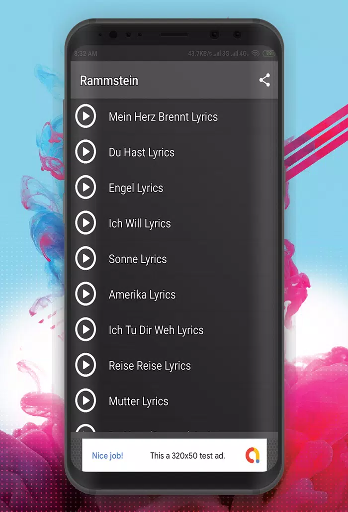 Descarga de APK de Rammstein deutschland 2019 - Radio Songs Lyrics para  Android