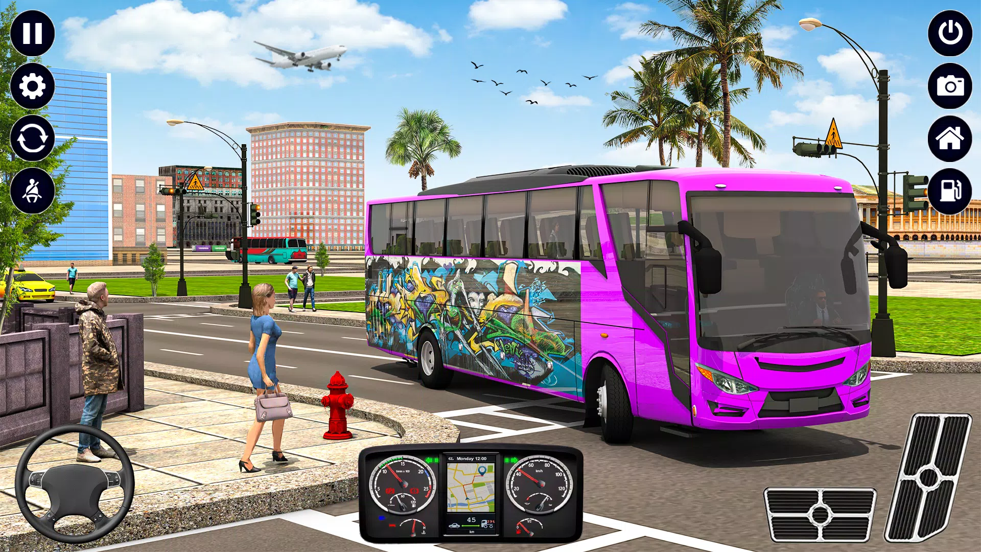 Jogos de ônibus de corrida Simulador de ônibus versão móvel