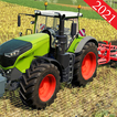 Heavy Farming Tractor Drive 3d
