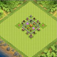 Top Town Hall 3 Trophy BaseMap capture d'écran 2