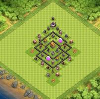 Best Th 5 Farming Base Map Affiche