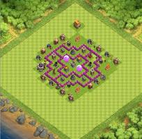 Top Town Hall 6 FarmingBaseMap poster