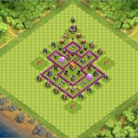 Top Town Hall 6 Trophy BaseMap capture d'écran 3