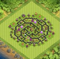 Top Town Hall 8 Hybrid BaseMap 截图 2