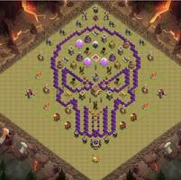 Top Town Hall 8 War Base Map تصوير الشاشة 3