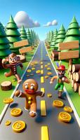 Gingerbread Man escape 3D Ekran Görüntüsü 2