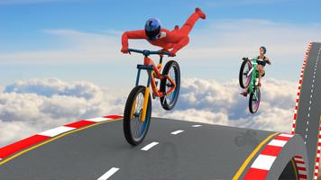 BMX Cycle Mega Ramp-Stunt Race captura de pantalla 3