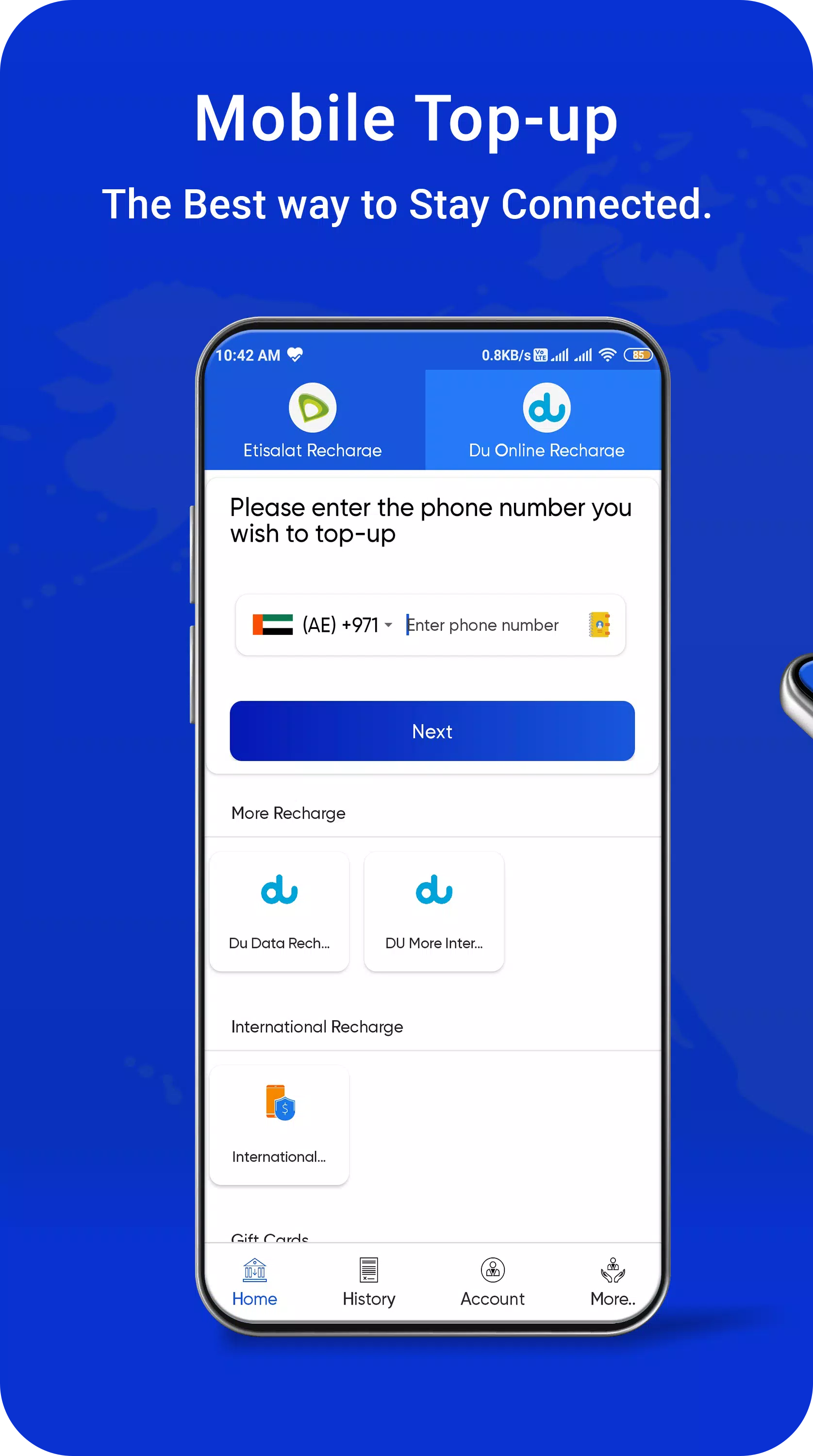 International Mobile Recharge, Mobile Top-Up Online