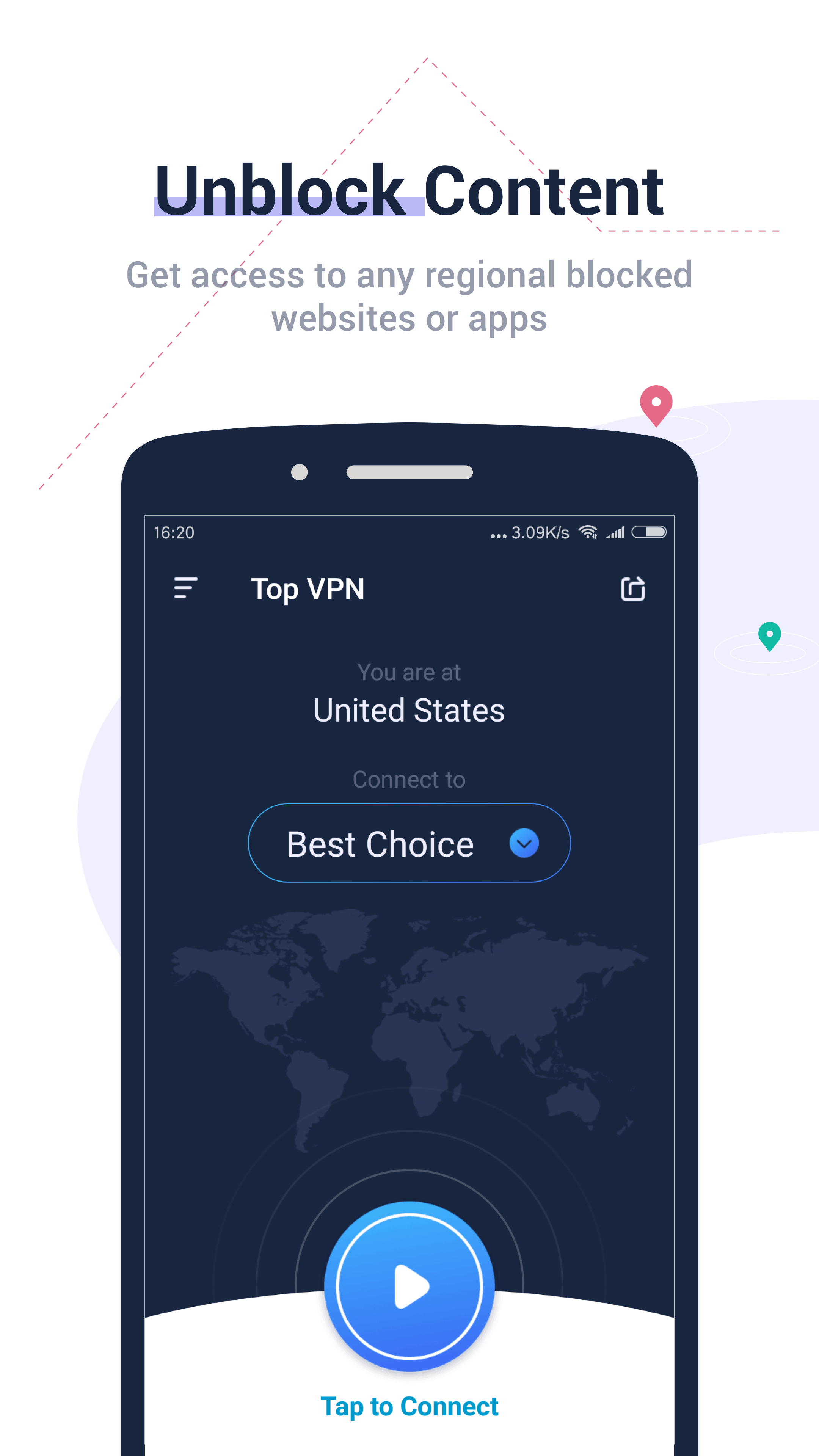 Top VPN - Secure, Private, Free Internet Unlimited APK v2.5.0 for